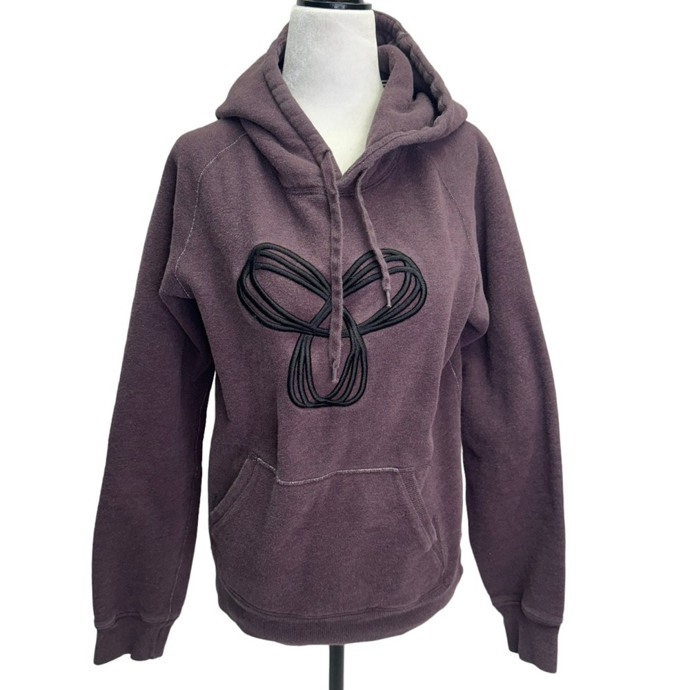 Aritzia TNA Purple Pullover Sweatshirt Hoodie Kangaroo Pocket Size M